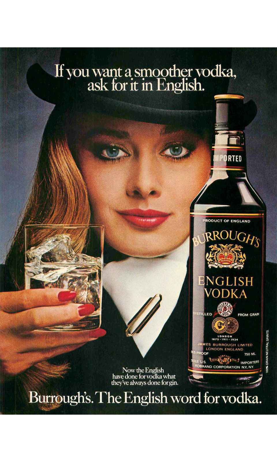 Постер на холсте Просто Постер Водка English Vodka Burroughs 50x70см без  рамы ✳️ купить по цене 1190 ₽/шт. в Барнауле с доставкой в  интернет-магазине Леруа Мерлен