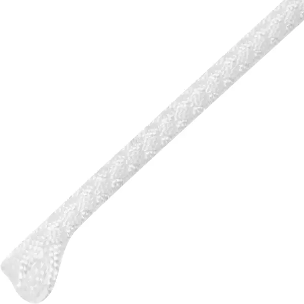 Веревка полиамидная 8 мм цвет белый, на отрез 50 м лот 0 8 мм хлопковый шнур нейлоновый шнур резьба веревка diy бисероплет плетеный браслет ювелирные изделия изготовление