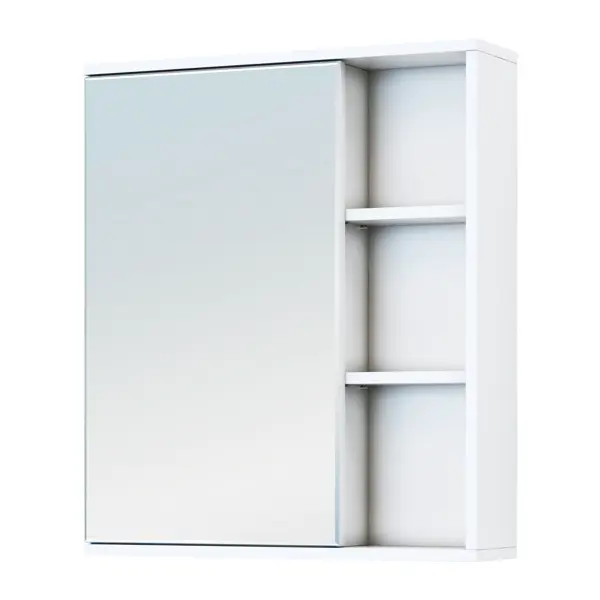 Шкаф зеркальный Vigo Milk 60 60x15.6x70 см зеркальный шкаф vigo matteo 15 6x70x70 см дуб сонома