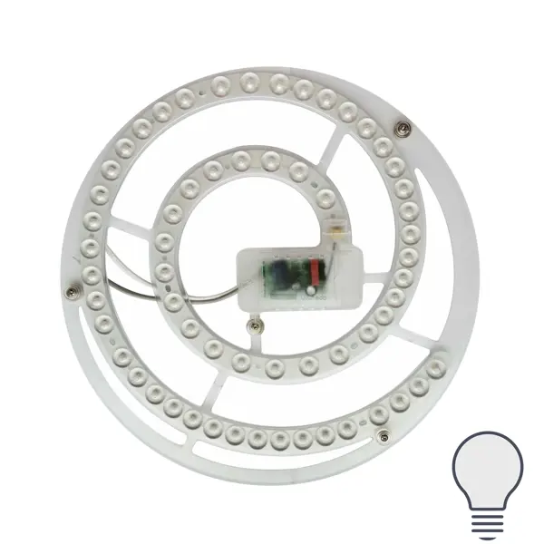 Модуль светодиодный с драйвером на магнитах 220-240 В 48 Вт диск дополнительный модуль для светильника эра lm 840 a1 угловой с датчиком прикосновения 30см 3вт без блока питания белый свет