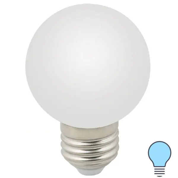 Лампа светодиодная Volpe E27 3 Вт шар белый 240 Лм холодный белый свет психология влияния чалдини р