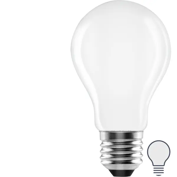 Лампа светодиодная Lexman E27 220-240 В 7.5 Вт груша матовая 1000 лм нейтральный белый свет светильники для внутреннего освещения led nlp s1 40 4k sl без драйвера 1000 ma