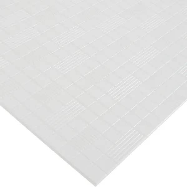 Листовая панель ПВХ Котто белый 960x485x3 мм 0.47 м²