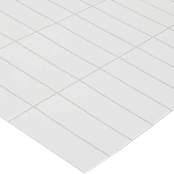 фото Листовая панель пвх снежная белый 960x485х3 мм 0.47 м² без бренда