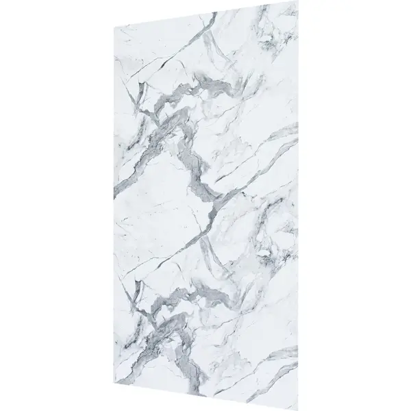 Листовая панель МДФ Мрамор серый 2440x1220x3 мм 2.98 м² листовая панель мдф стильный дом бетон гладкий 2440x1220x3 мм 2 98 м²