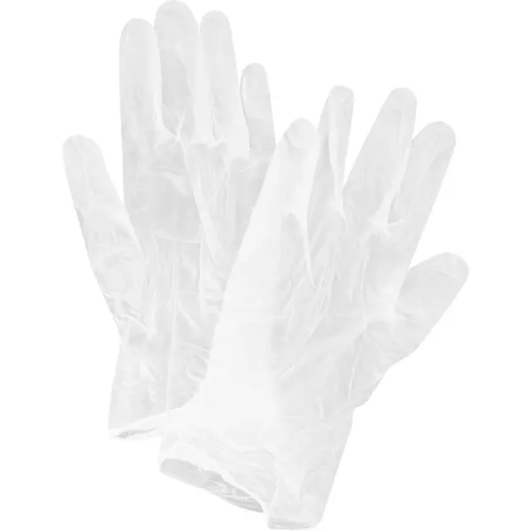 Перчатки виниловые B&B bright.balanced PerM50 размер 8/M одноразовые, 50 пар неопудренные виниловые перчатки лайма