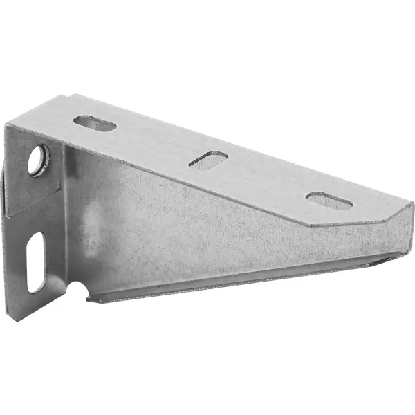 Кронштейн для лотка настенный TDM Electric 100 мм цвет серый настенный держатель для алюминиевого лестничного лотка lanmaster