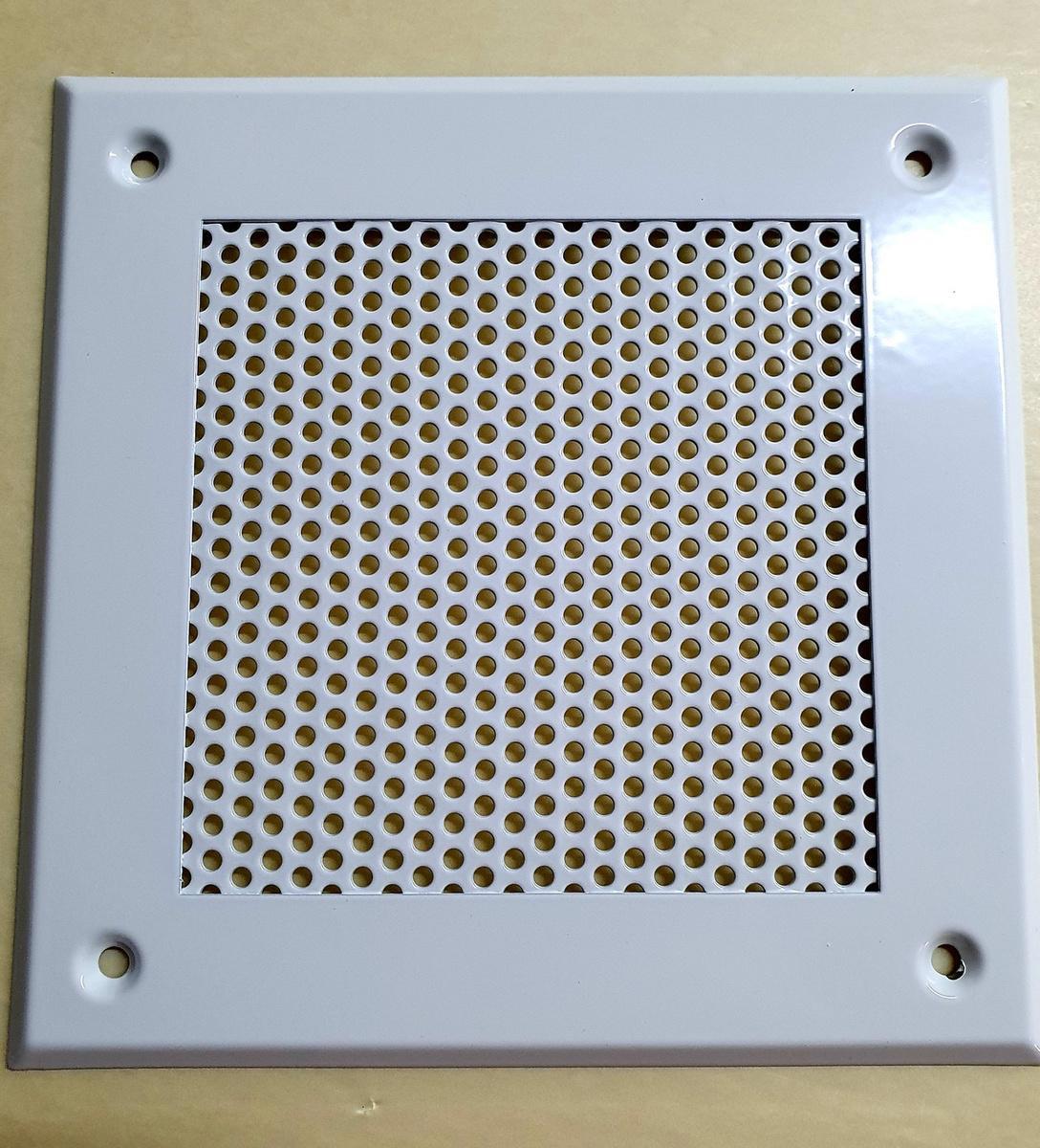 Решетка вентиляционная Шамрай VRK00210S 210х210 мм металл цвет белый по .