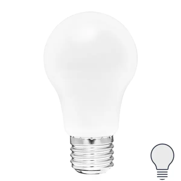Лампа светодиодная Volpe E27 220-240 В 7 Вт груша матовая 600 лм нейтральный белый свет