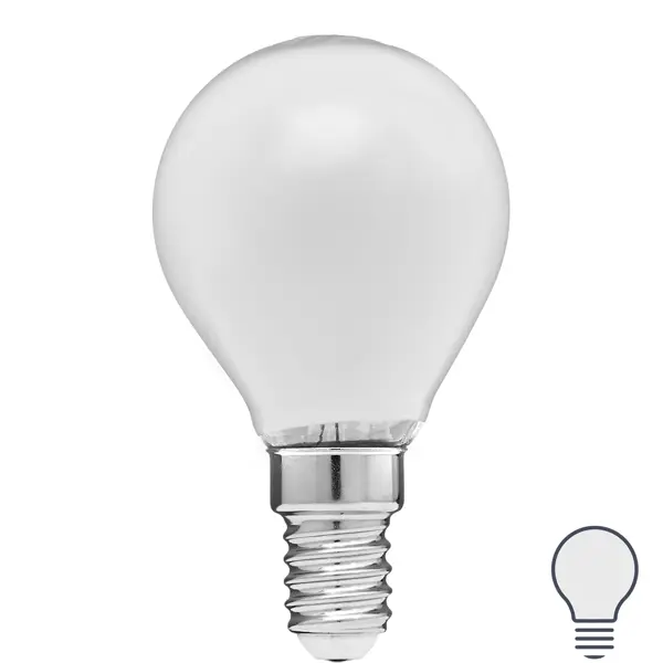 Лампа светодиодная Volpe LEDF E14 220-240 В 6 Вт шар малый матовая 600 лм нейтральный белый свет арбалет малый 3 стрелы в колчане