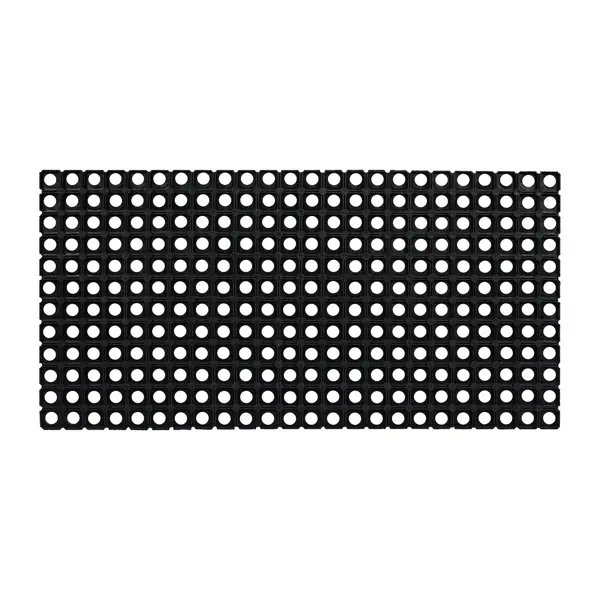 Коврик грязесборный резина Vortex 50x100 см цвет черный коврик ячеистый грязесборный 100×150×1 6 см чёрный