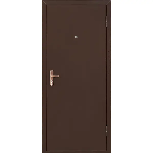 фото Дверь входная металлическая спец pro 206x86 см. правая итальянский орех без бренда