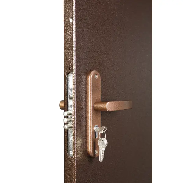 фото Дверь входная металлическая спец pro 206x96 см. правая итальянский орех без бренда