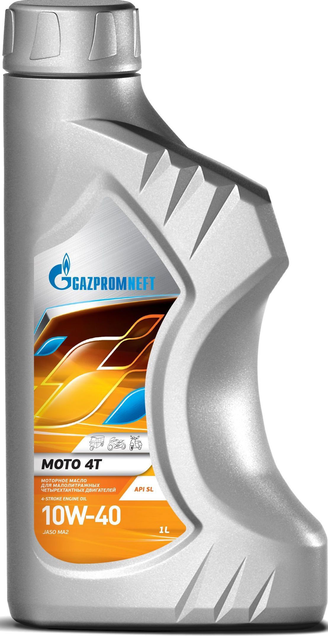 Масло Gazpromneft Moto 4T 10W-40 для 4-тактных двигателей, 1 л ✳️ купить по  цене 640 ₽/шт. в Москве с доставкой в интернет-магазине Леруа Мерлен