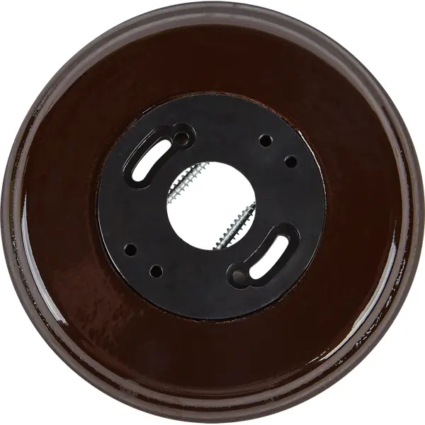 Рамка Electraline 1 пост керамика коричневая petline peq 10 ринговка с прищепкой светло коричневая