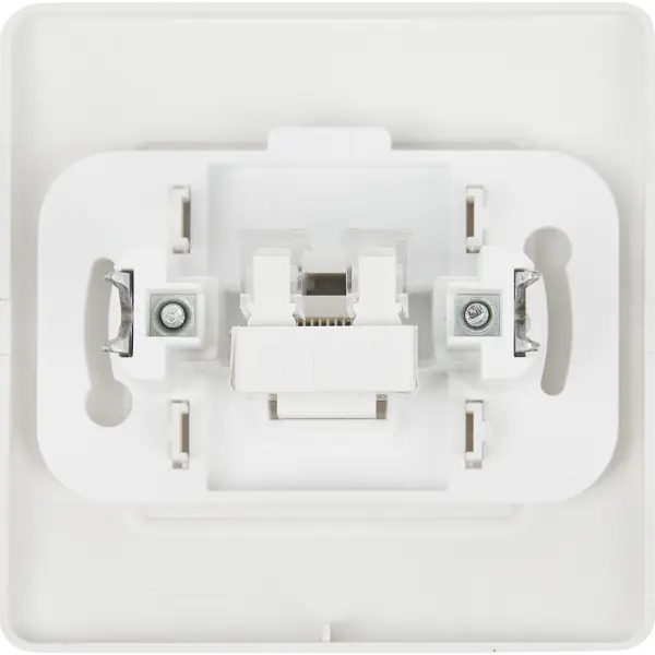 фото Розетка компьютерная встраиваемая schneider electric blanca rj45 cat 5 цвет титановый