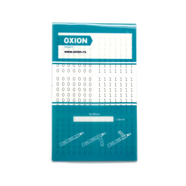 Маркеры самоклеющиеся Oxion OX-MRK21-09 маркеры для скетчинга 2 х сторонние 24 а greypastel
