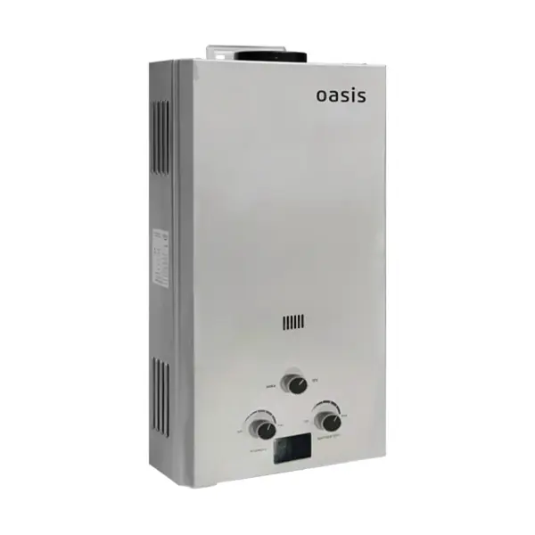 Колонка газовая Oasis стальная 10 л/мин колонка газовая oasis 59x34x14 см 10 л мин белая