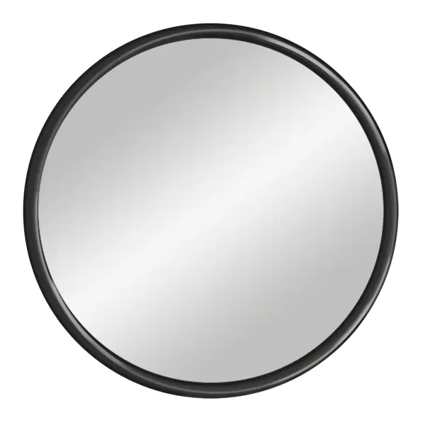 фото Зеркало декоративное гранд круг 50 см цвет черный без бренда