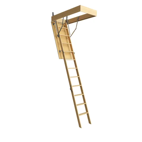 Лестница чердачная складная с секциями Basic 60x120x280 см лестница чердачная ножничная ost b 80x70x280 см