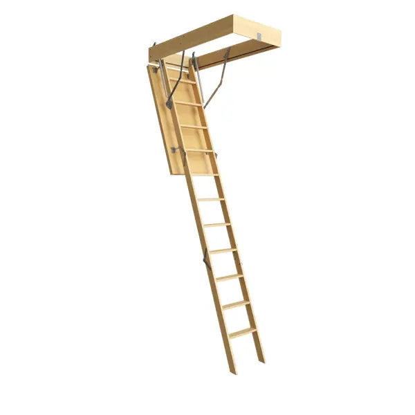 Лестница чердачная складная с секциями Classic 60x120x280 см лестница чердачная ножничная ost b 120x60x280 см