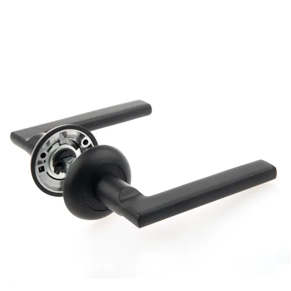 Дверные ручки Armex H-14050-А-BLM, без запирания, цвет матовый черный ручки руля ariete 22 мм