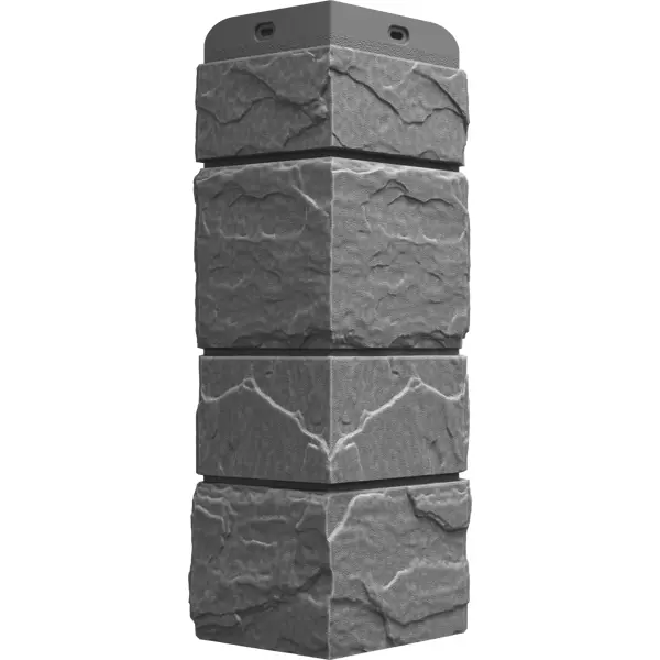 Угол Docke слоистый камень 406x19.5 мм серый угол наружный под камень döcke кедровый орех