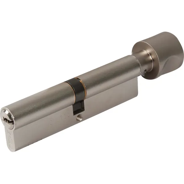 Цилиндр Kale Kilit 164 OBS 55x55 мм ключ/вертушка цвет никель накладка на цилиндр et 55x55 мм никель матовый