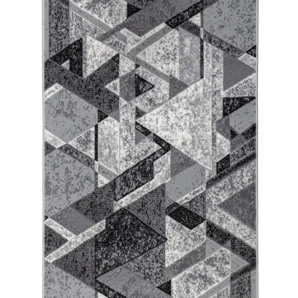фото Дорожка ковровая «лайла де люкс» 1 м цвет серый без бренда