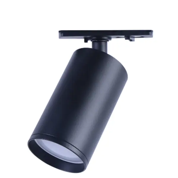 Трековый светильник ЭРА TR39 GU10 под лампу однофазный цвет черный комплект светодиодного освещения для профессиональных фотостудий