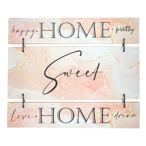 Табличка декоративная Home Sweet Home 21x25 см интерьерная фотография