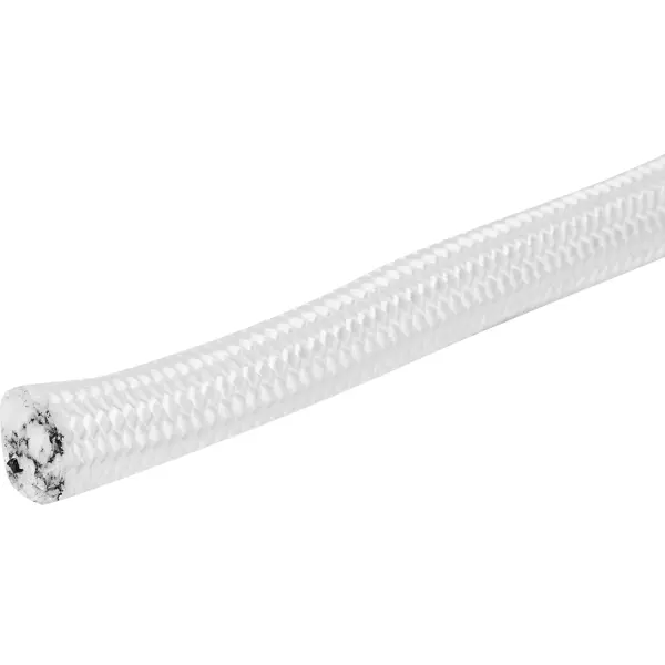 Веревка полиамидная 16 мм цвет белый, на отрез веревка эластичная 8 мм мультиколор на отрез