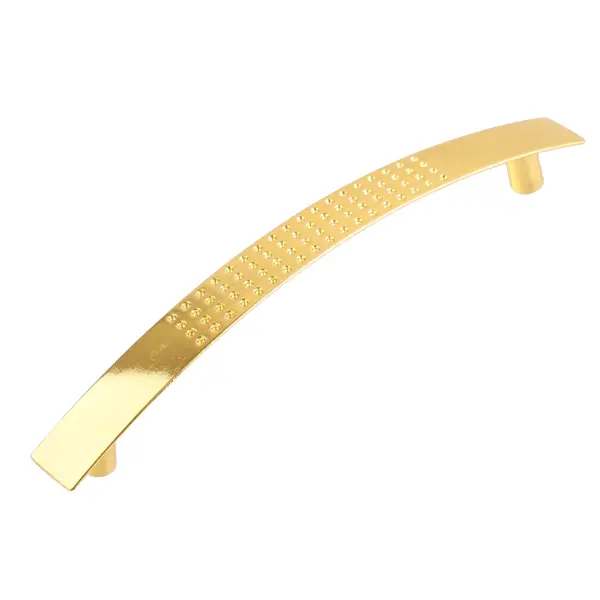 Ручка-скоба мебельная RS802GP.4 96 мм металл цвет золото глянцевое