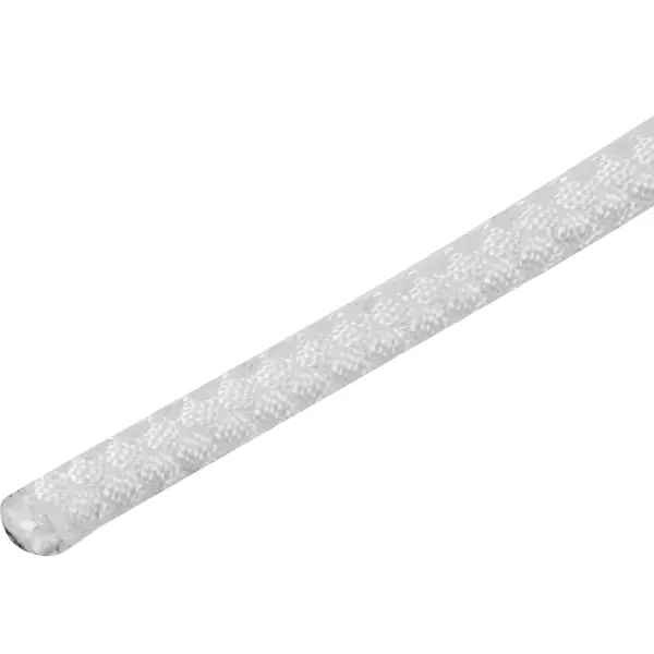 Веревка полиамидная 10 мм цвет белый, на отрез полиамидная капроновая веревка эбис