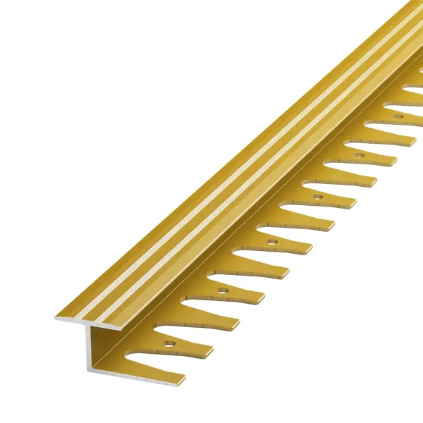 Уголок гибкий Alprofi 15x250 см цвет золото коннектор inspire гибкий для соединения трековых шинопроводов белый