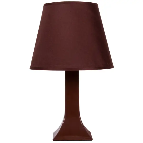 Настольная лампа 21 Век-свет 220-240В цвет коричневый свеча ароматизированная дерево и ваниль коричневый 60x135 см