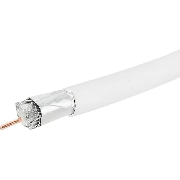 Кабель телевизионный Lexman SAT-752 25 м кабель коаксиальный rg 59u 75 ом cca оплетка al 2x0 75 мм2 cca белый 100 м