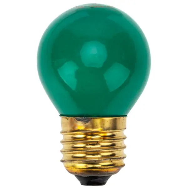 фото Лампа накаливания neon-night e27 230 в 10 вт шар 70 лм зеленый цвет света