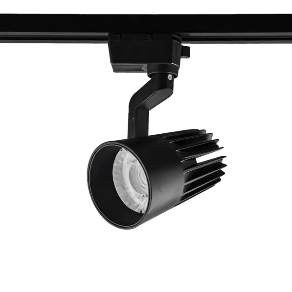 фото Трековый светильник светодиодный volpe ulb-q274 30w/4000к 30 вт 15 м² цвет черный