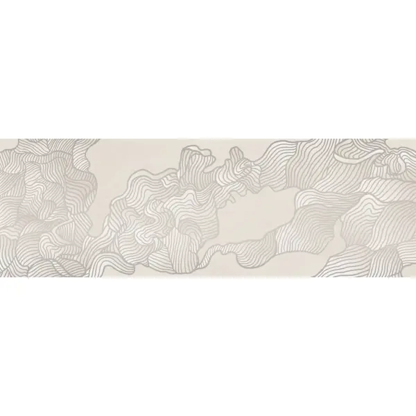 Декор настенный LB Ceramics Юген 20x60 см матовый цвет бежевый с рисунком керамогранит lb ceramics блю шеврон 45x45 см 1 62 м² матовый бежевый