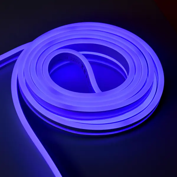 Комплект светодиодной ленты IEK Неон 2835B120 120 диод 8 Вт/м 220 В 80 мм IP65 10 м синий свет блок для йоги yunmai ymyb e801 ru синий 2шт