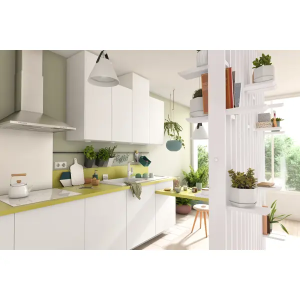 фото Фасад для кухонного шкафа софия 39.7x76.5 см delinia id лдсп цвет белый