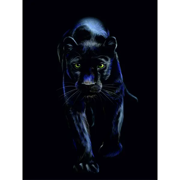 Картина без обрамления Woozzee Черная пантера 40x30 см по цене 710 ₽/шт.  купить в Тольятти в интернет-магазине Леруа Мерлен