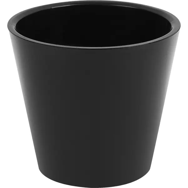 Кашпо Idi land London ø33 h30.5 см v16 л пластик черный ваза для цветов йог гипс черный