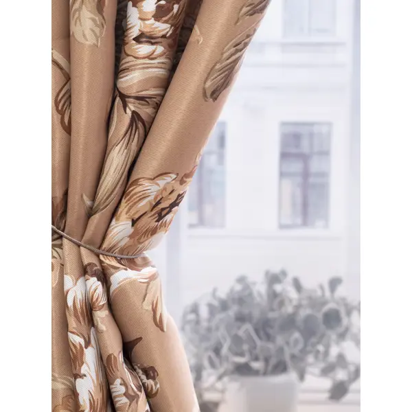 Цветы из ткани для штор: подборка картинок