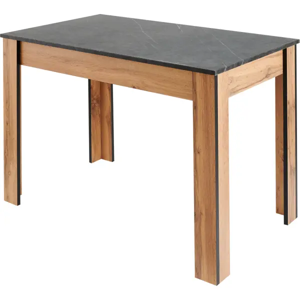 Стол обеденный прямоугольный 58x98x76.2 см МДФ цвет вотан gondola dark tobacco стол обеденный