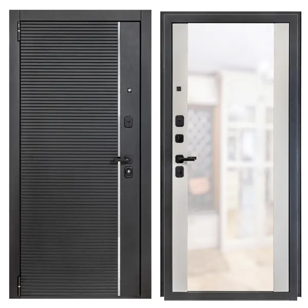 Дверь входная металлическая Порта Р-3 88x205 см левая серая дверь входная металлическая порта р 3 88x205 см левая белая