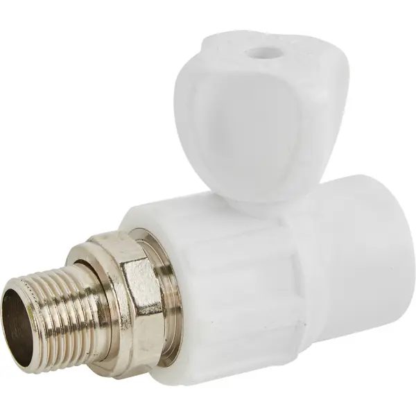 Вентиль регулирующий для радиатора прямой Политэк 1/2 латунь медный регулирующий клапан для воды diiib стопорный клапан для холодной и горячей воды g1 2 клапан для кухонного смесителя клапан для туалета
