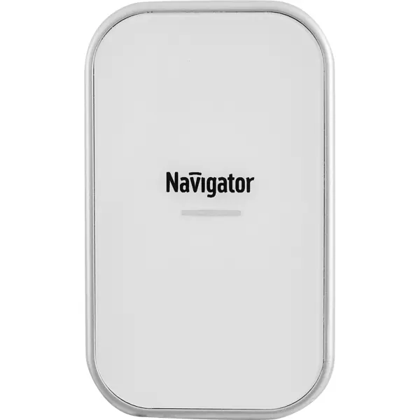 Дверной звонок беспроводной Navigator 80 506 36 мелодий цвет белый звонок дверной беспроводной на батарейках 36 мелодий 2 х 1 5 в аа tdm electric збб 11 3 36м sq1901 0003