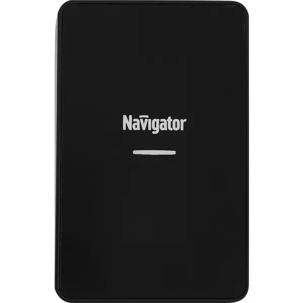 Дверной звонок беспроводной Navigator 80 512 36 мелодий цвет черный беспроводной дверной звонок со светодиодной подсветкой 4 уровня громкости 52 мелодии